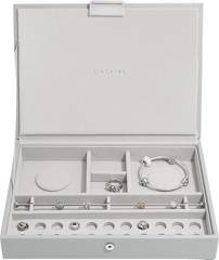 Pudełko na charmsy Stackers classic kamienna szarość z pokrywką