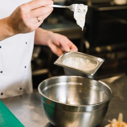 Miska kuchenna stalowa nierdzewna do sałatek mieszania przechowywania 1,3 l