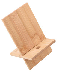 Stojak na smartfon BAMBOO CHAIR, brązowy