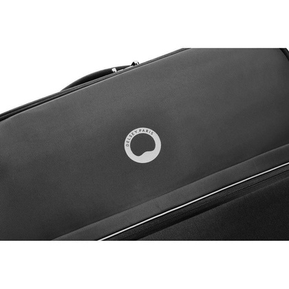 Delsey Brochant 2.0 mała czarna walizka kabinowa na kółkach 55 cm
