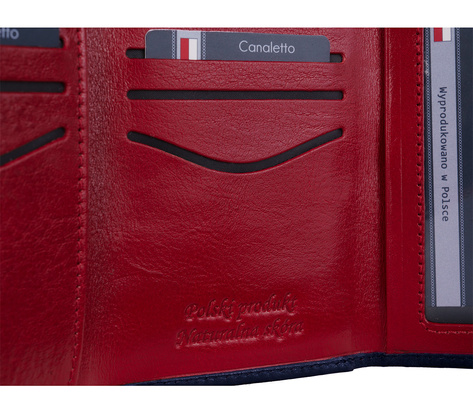Portfel skórzany damski Canaletto – elegancja, funkcjonalność i ochrona RFID PD1201cs164A135