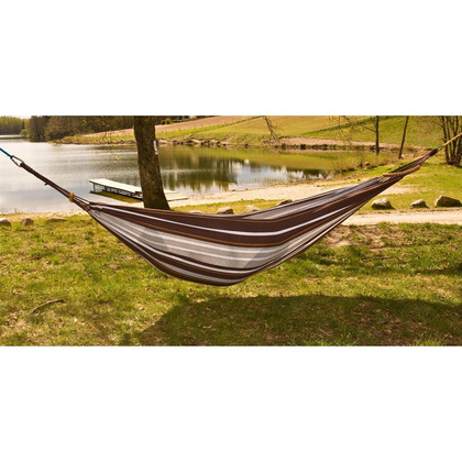 Hamak ogrodowy 2 osobowy Luxe XXL 250x150cm Saska Garden
