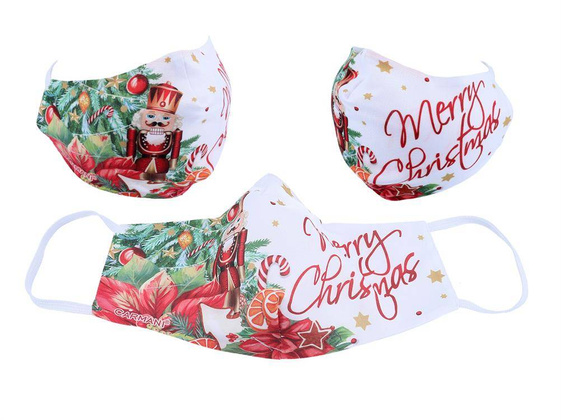 Maseczka ochronna - Świąteczna dekoracja (CARMANI)
