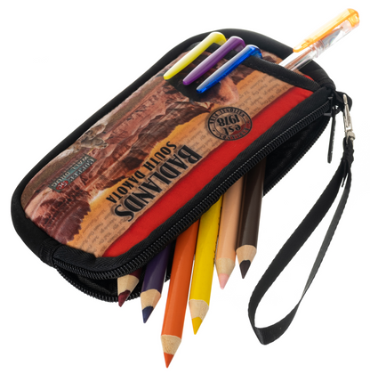 Etui kolorowe piórnik portmonetka dla dzieci