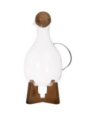 Nature Dzbanek Z Podstawką Transparentny / brązowy