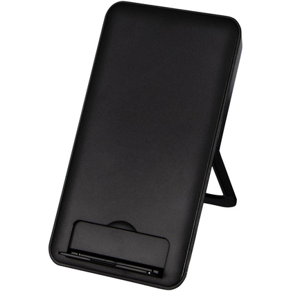 Bezprzewodowa ładowarka indukcyjna Loop o mocy 10W z tworzywa sztucznego pochodzącego z recyklingu ze stojakiem na telefon