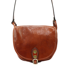 Damska Torebka Skórzana KEMER 8863 M Camel