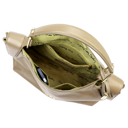 Klasyczna skórzana torebka Pierre Cardin 