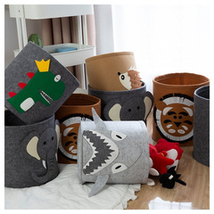 Pojemnik na zabawki kosz, worek na pranie FILCOWY 35x35 cm OR83WZ2