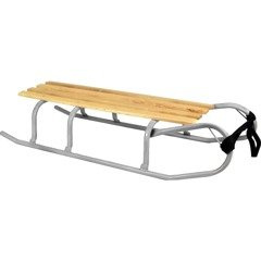 Sanki Metalowe Andy Kuligowe / Zjazdowe 2 Osobowe Srebrne