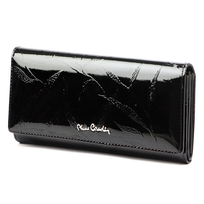 Duży skórzany portfel damski Pierre Cardin 