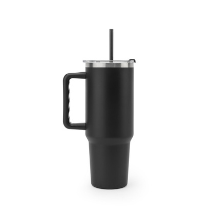 JOYNER XL. Duży kubek podróżny ze stali nierdzewnej (91% z recyklingu) z podwójnymi ściankami izolowanymi próżniowo i matowym wykończeniem 1300 ml