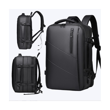 Plecak podróżny, kabinowy do samolotu, wodoodporny, 46 x 30 x 18/28cm PL182