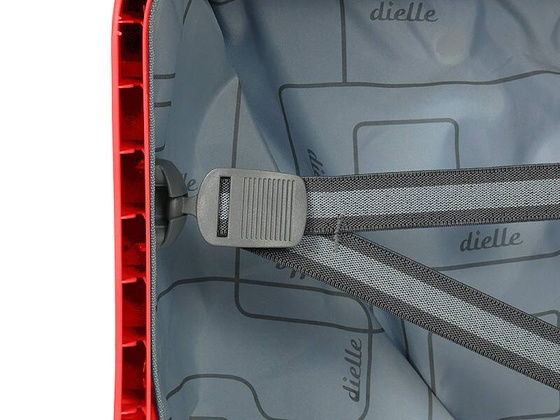 Mała kabinowa walizka DIELLE PPL8 Czerwona