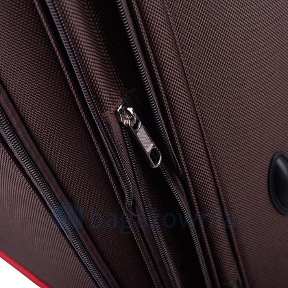 Duża walizka WINGS 206 L Brązowa