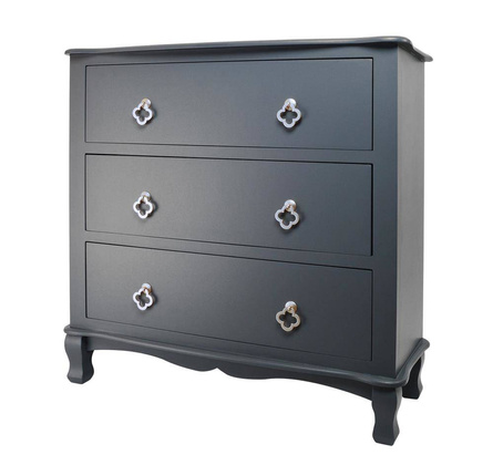 Komoda trzy szuflady szara