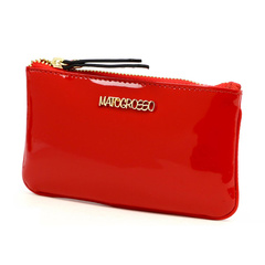 Skórzane funkcjonalne etui damskie od Mato Grosso 0747-404 RFID czerwony