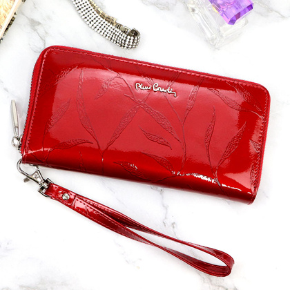 Pierre Cardin Duży damski portfel skórzany 