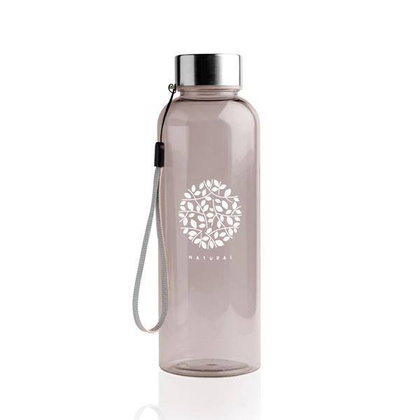 Butelka z tritanu 500 ml, stalowa nakrętka ze sznurkiem / Tritanbottle