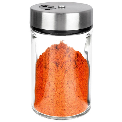 Pojemnik szklany na przyprawy z dozownikiem 100 ml