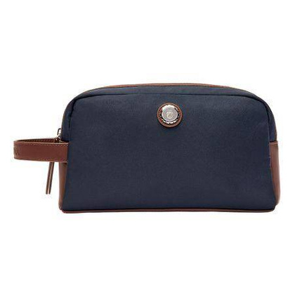 Kosmetyczka Button Navy & Brown