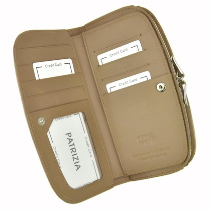 Portfel damski skórzany PELLUCCI FF-123 RFID taupe