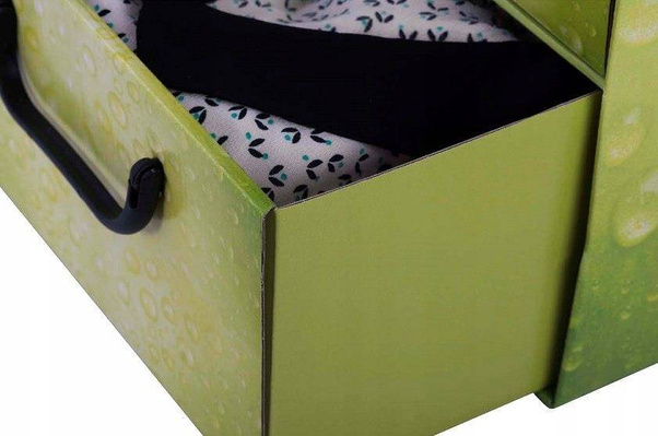 Pudełko kartonowe 2 szuflady pionowe OWOCE JABŁKO