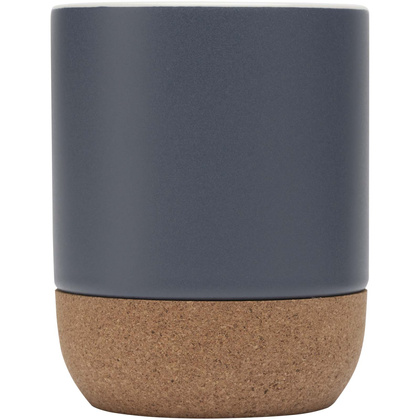 Billie kubek ceramiczny o pojemności 300 ml z detalami z korka i matowym wykończeniem