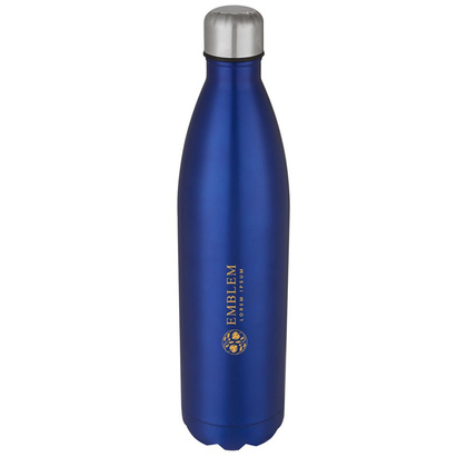 Izolowana próżniowo butelka Cove ze stali nierdzewnej o pojemności 1 l