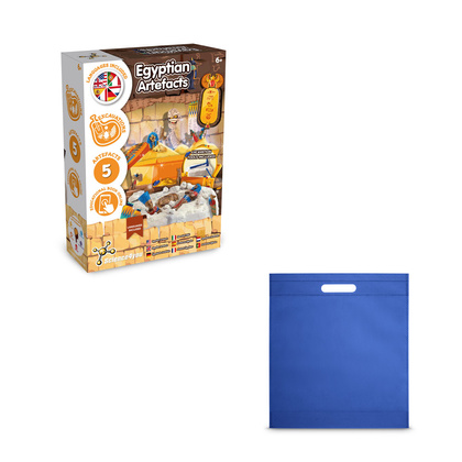 Ancient Egypt Excavation Kit IV. Gra edukacyjna dostarczany z torebką prezentową z włókniny