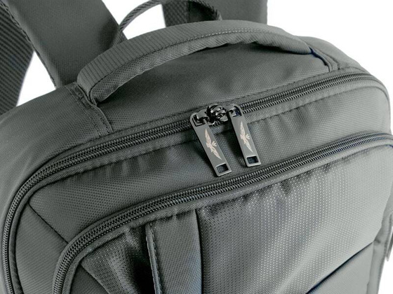 Plecak biznesowy na laptop 15' AERONAUTICA MILITARE Airspace Czarna