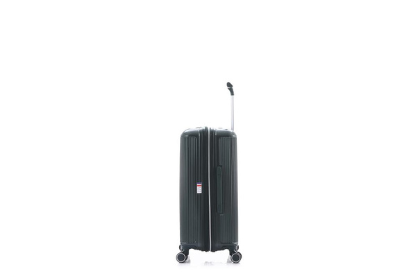 LYS Paris Porto Średnia twarda zielona walizka na kółkach 66 cm
