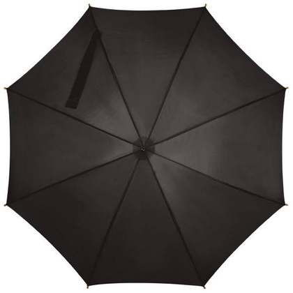 Parasol automatyczny, drewniany NANCY Czarny