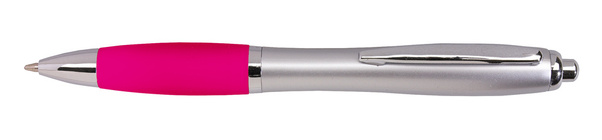 Długopis SWAY, magenta, srebrny