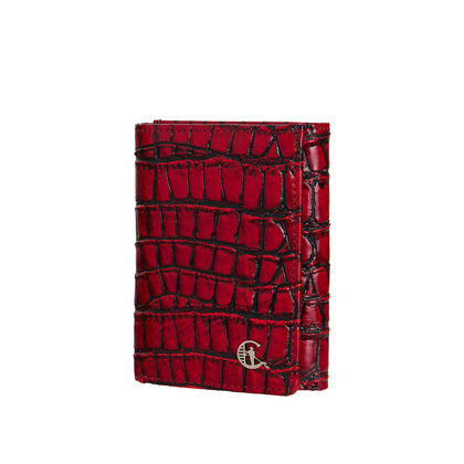 Czerwony portfel damski Canaletto croco PD1135s96 RFID
