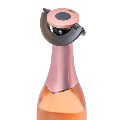 Korek do szampana Gusto czarno-różowy