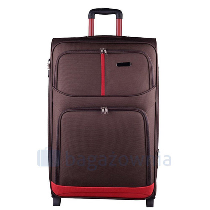 Duża walizka WINGS 206 L Brązowa