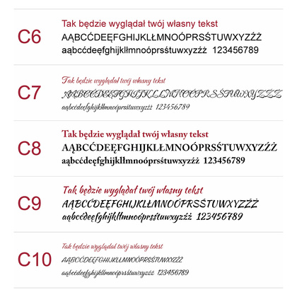 Skórzany brelok serce z Twoim napisem personalizowany prezent E25s164