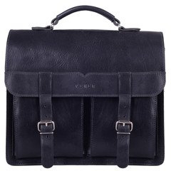 Torba skórzana na ramię KEMER 904 Czarny