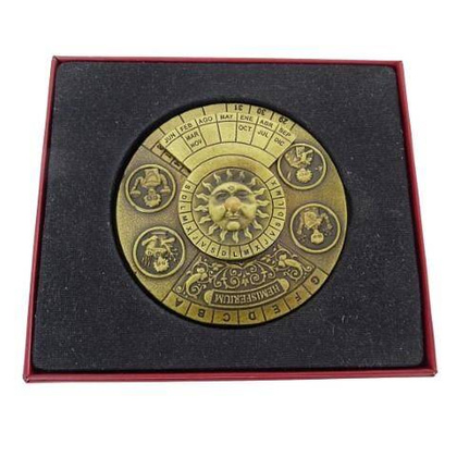 Mosiężny kalendarz wieczysty H27