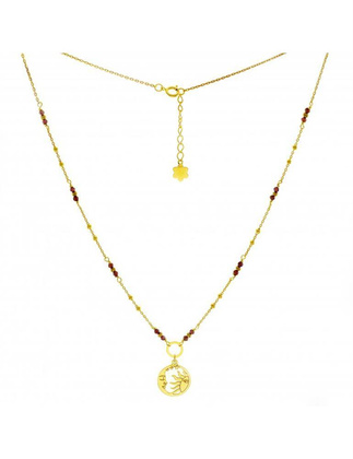 Naszyjnik Ciao Granat 925