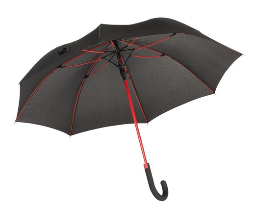 Automatyczny parasol KEMER CANCAN Czarny Czerwony