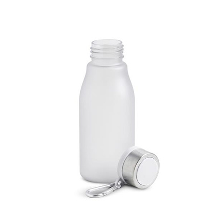 Matowa butelka RPET o pojemności 350 ml z karabińczykiem / Bijou
