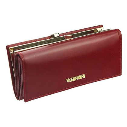 Portfel damski skórzany VALENTINI 5702 G18 Czarny