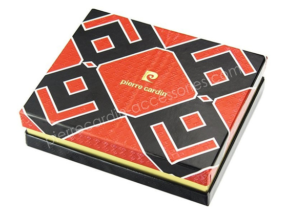 Portfel skórzany męski PIERRE CARDIN FOSSIL TILAK12 8805 RFID Niebieski