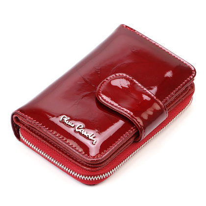 Nieduży skórzany portfel damski Pierre Cardin