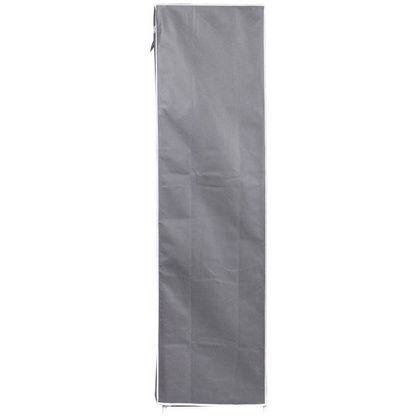 SZAFA TEKSTYLNA GARDEROBA 90x45x170CM CIEMNO-SZARA 8811