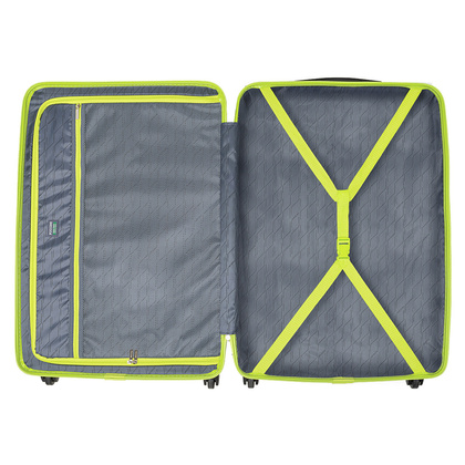 Duża walizka PUCCINI BALI ABS021A 5B Limonkowy