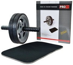 Wałek podwójny Profit z matą szaro czarny DK 3218N