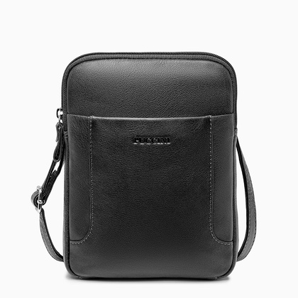 Torba na ramię skórzana PUCCINI COMO CO2924 1 Czarna